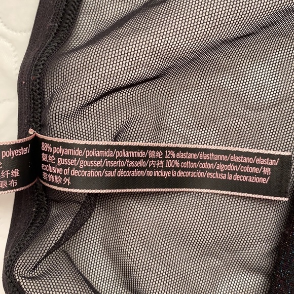 Victoria’s Secret iridescent black bikini panty L - Picture 10 of 11